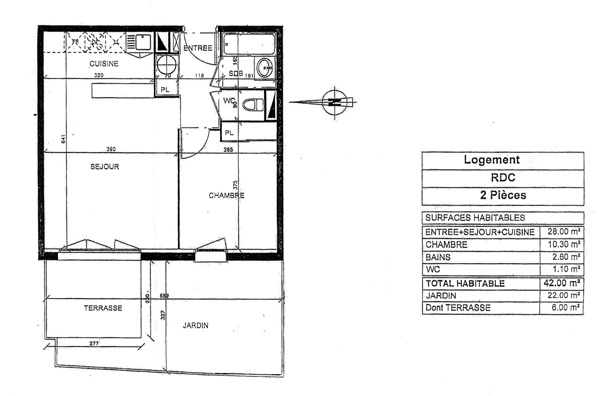 appartement 2 pièces en vente sur LA TESTE DE BUCH (33260)