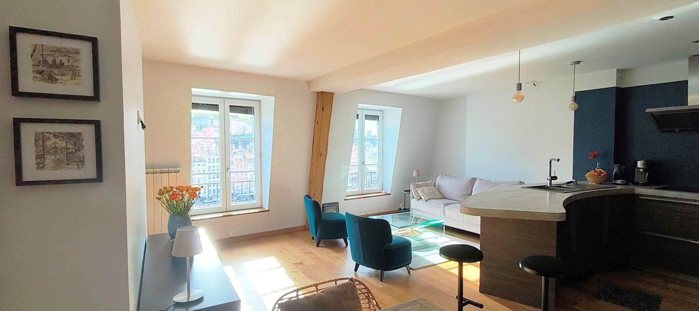 Vente Appartement 2&nbsp;Pièces 55&nbsp;m² Lyon 1