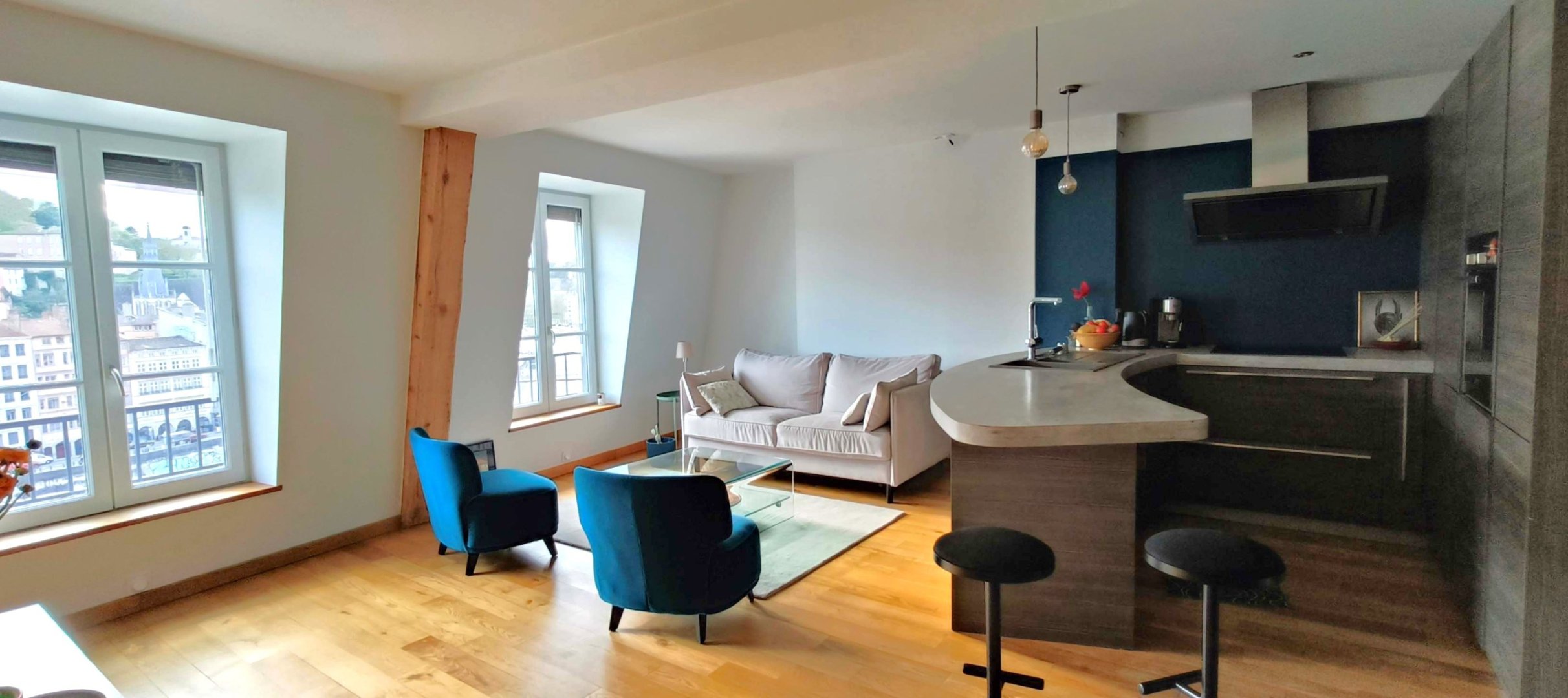Vente Appartement 2&nbsp;Pièces 55&nbsp;m² Lyon 1